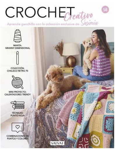 Crochet creativo. Diseñada por Susimiu. Nº 58 Crochet creativo. Diseñada por Susimiu. Nº 58