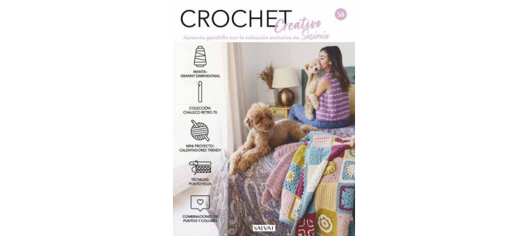 Crochet creativo. Diseñada por Susimiu. Nº 58