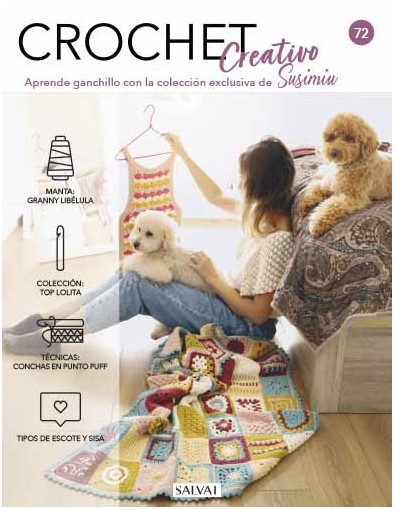 Crochet creativo. Diseñada por Susimiu. Nº 72 Crochet creativo. Diseñada por Susimiu. Nº 72