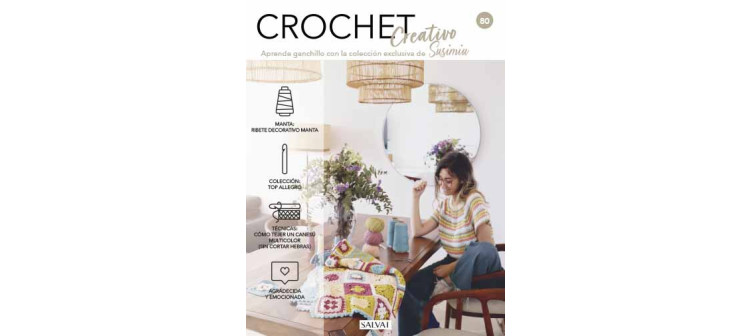 Crochet creativo. Diseñada por Susimiu. Nº 80