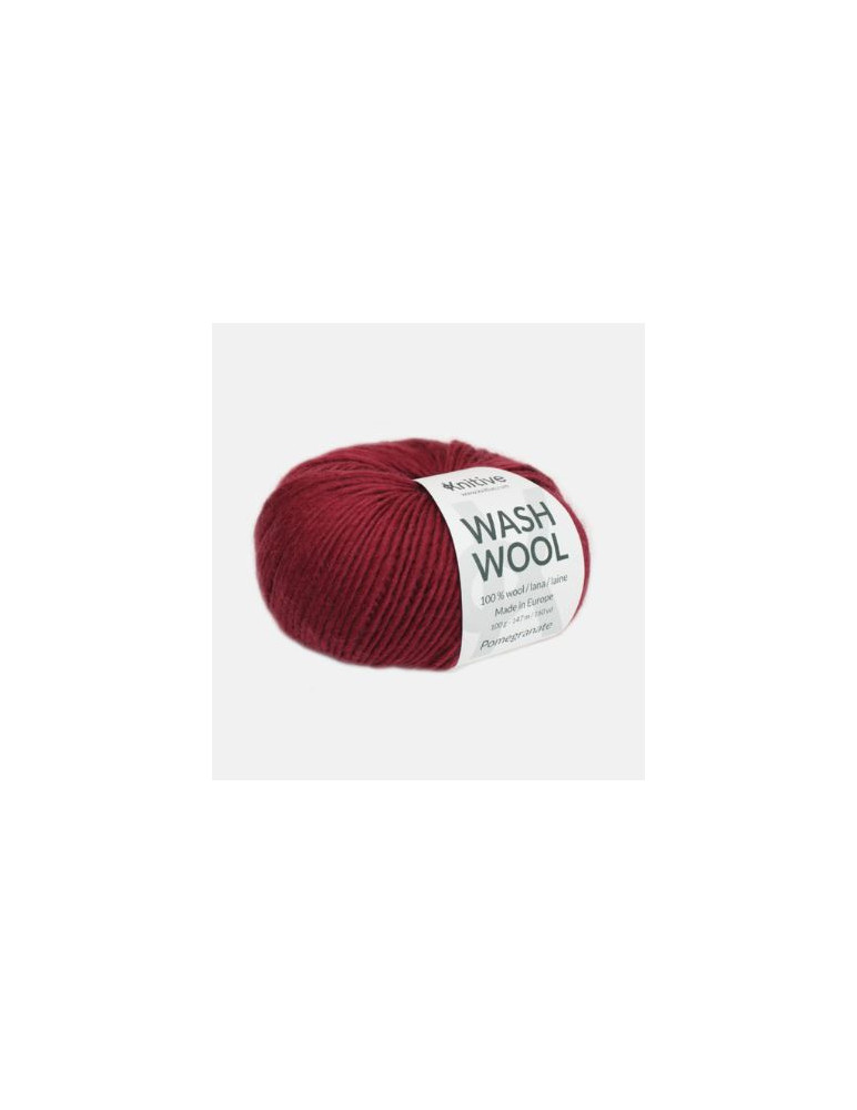 Ovillo de Wash Wool - Pomegranate