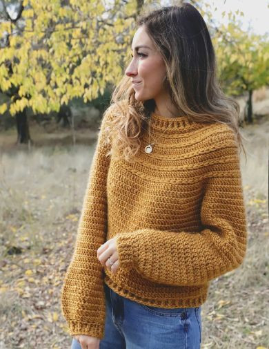 Knitive Kit Topdown Brown Ochre Knitive Kit Topdown Brown Ochre