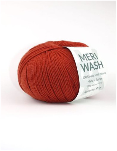 Ovillo individual Autumn Red de Meriwash Ovillo individual Autumn Red de Meriwash