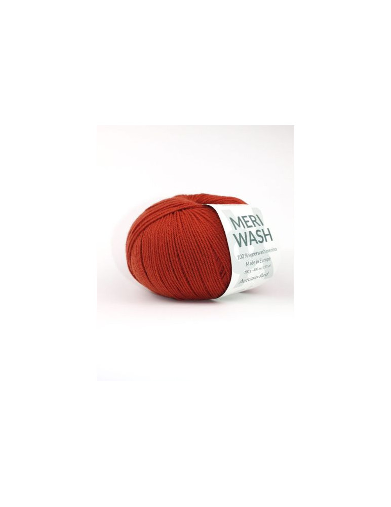 Ovillo de Meriwash Autumn Red