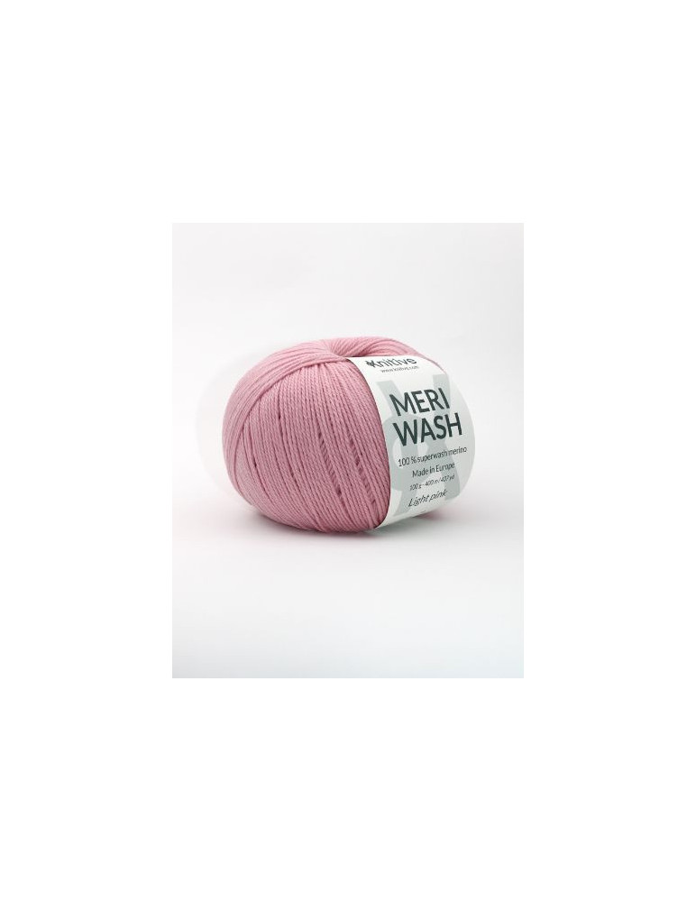 Ovillo de Meriwash Light Pink