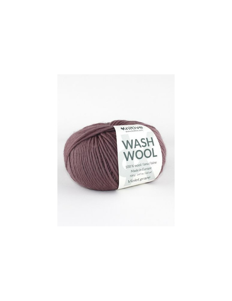 Ovillo de Wash Wool - Violet Grape