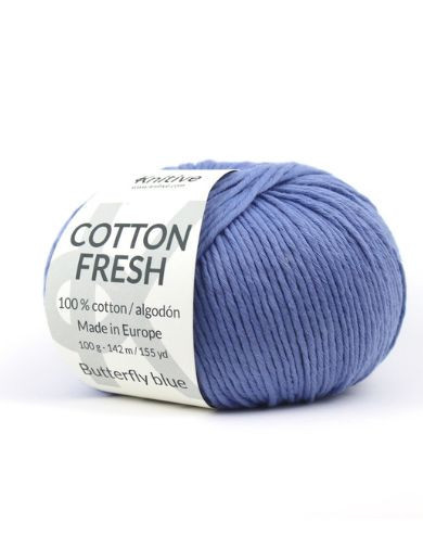 Ovillo individual Butterfly blue de Cotton Fresh Ovillo individual Butterfly blue de Cotton Fresh