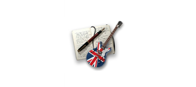 Guitarra Britpop especial 25 cm