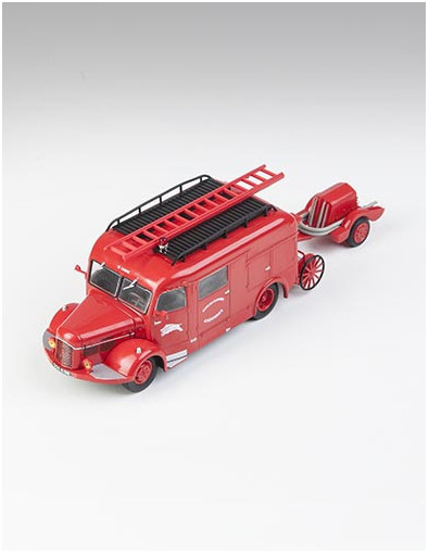 Camión de bomberos Fin Laffly B686 + MPR Guinard 1948 Camión de bomberos Fin Laffly B686 + MPR Guinard 1948