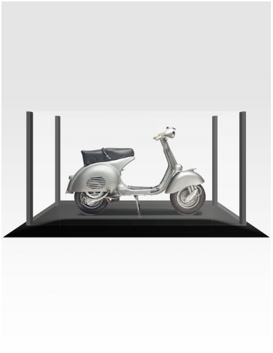 Vitrina de la colección Vespa Vitrina de la colección Vespa