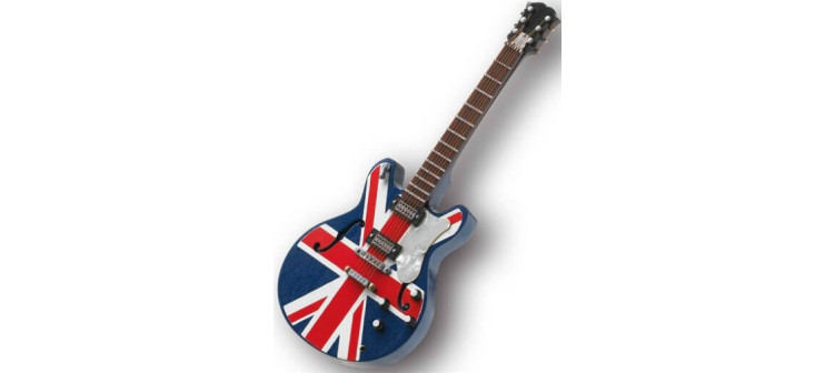 Guitarra Britpop especial 25 cm
