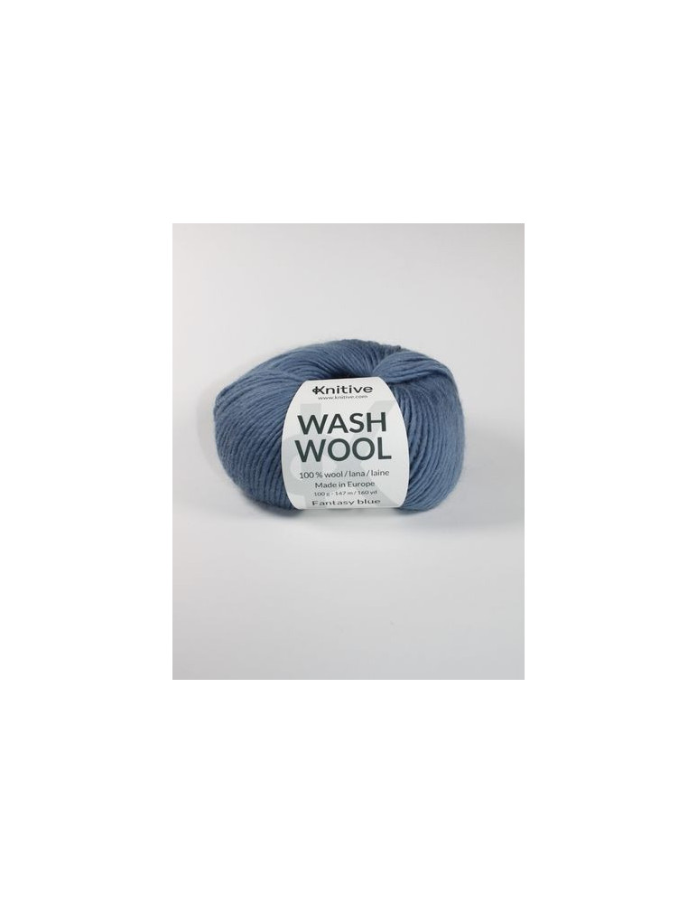 Ovillo de Wash Wool - Fantasy Blue