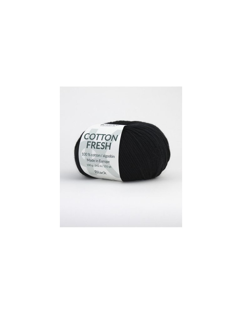 Ovillo de Cotton Fresh Black