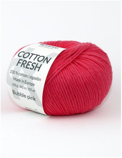 Ovillo individual Bubble Pink de Cotton Fresh Ovillo individual Bubble Pink de Cotton Fresh