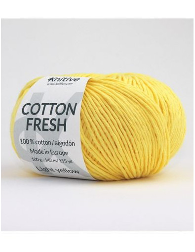 Ovillo individual Light Yellow de Cotton Fresh Ovillo individual Light Yellow de Cotton Fresh