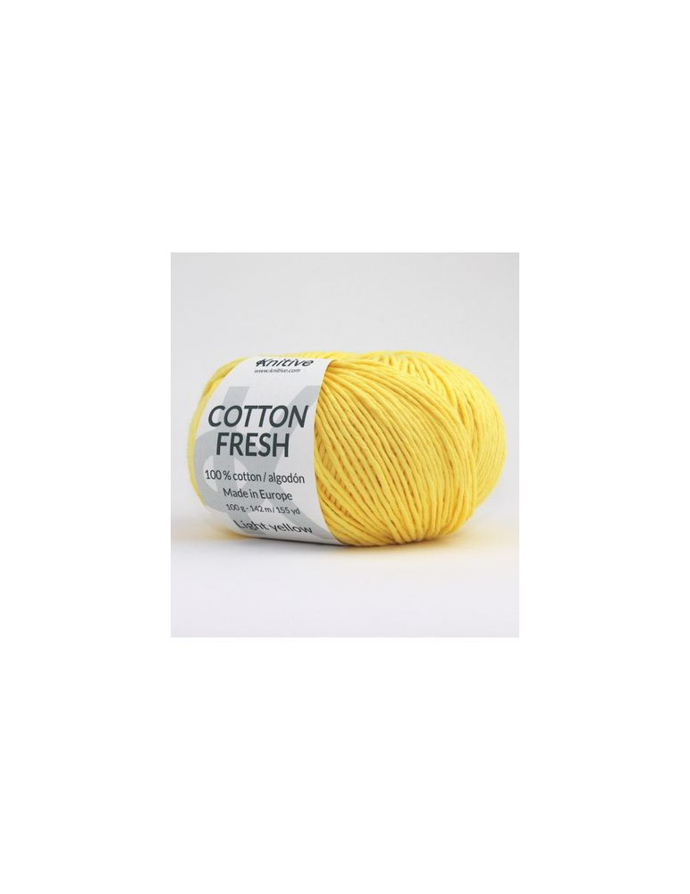 Ovillo de Cotton Fresh Light Yellow