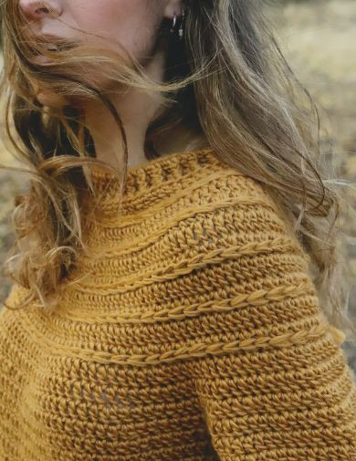 Knitive Kit Topdown Brown Ochre Knitive Kit Topdown Brown Ochre