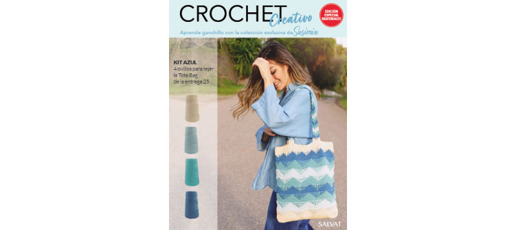 Kit Azul Tote bag diseñada por Susimiu