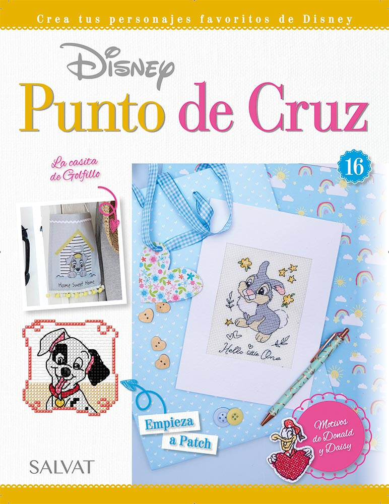 Disney Punto de Cruz 16 + 2 hilos