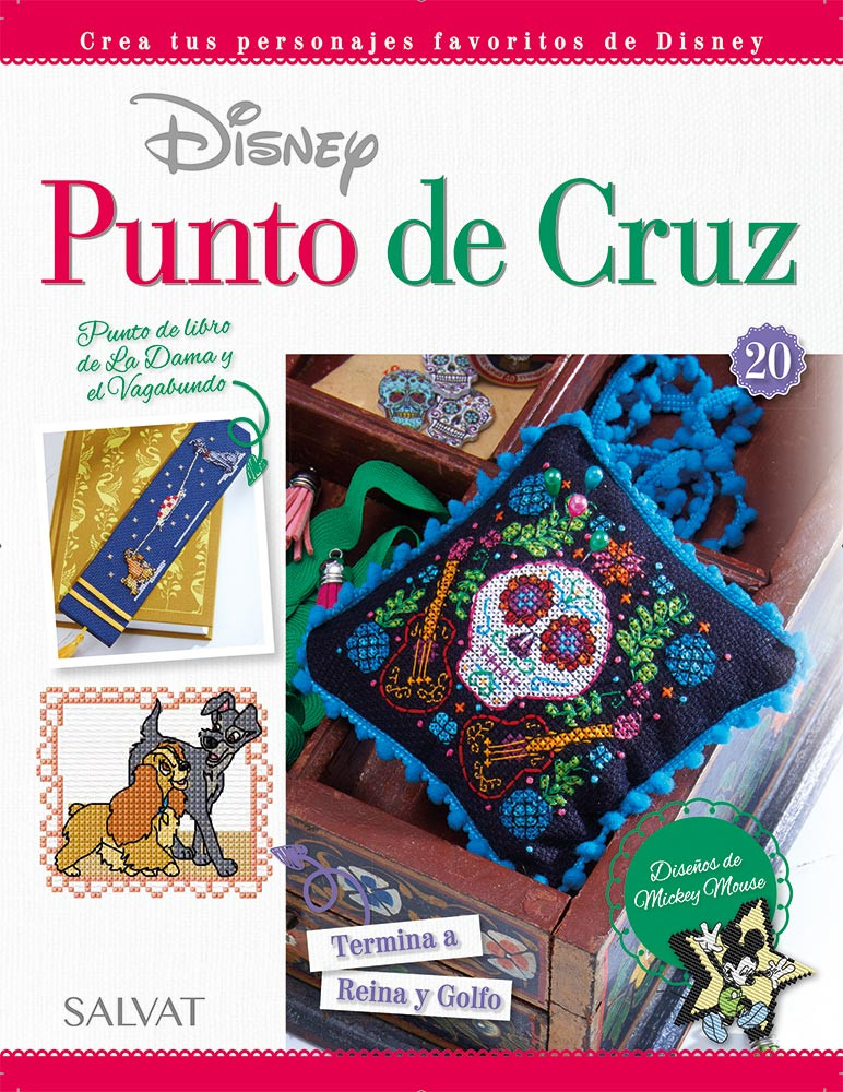 Disney Punto de Cruz 20 + 2 hilos