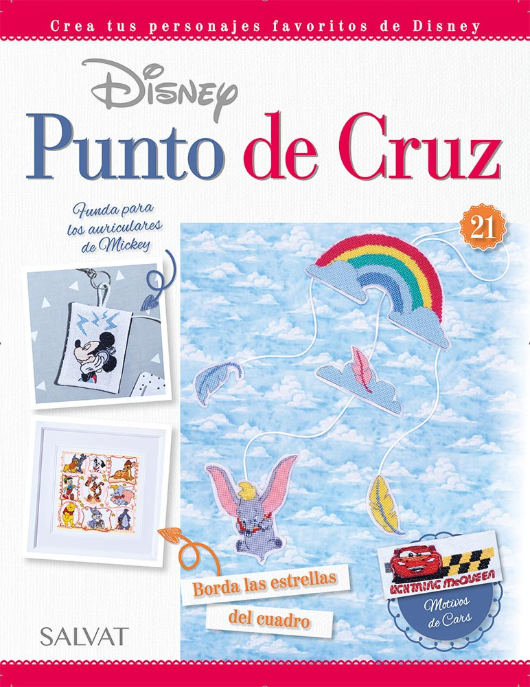 Disney Punto de Cruz 21 + 2 hilos