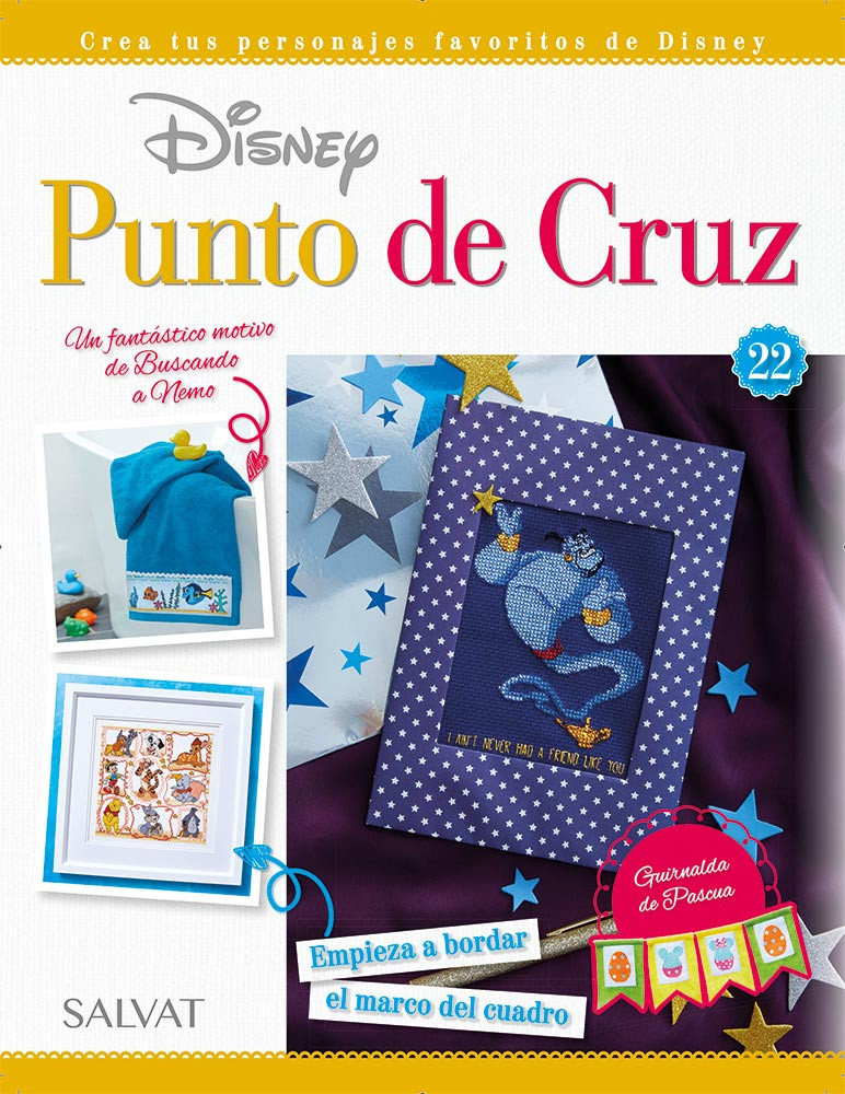 Disney Punto de Cruz 22 + 2 hilos