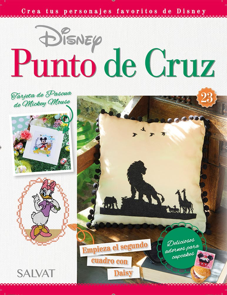 Disney Punto de Cruz 23 + 2 hilos