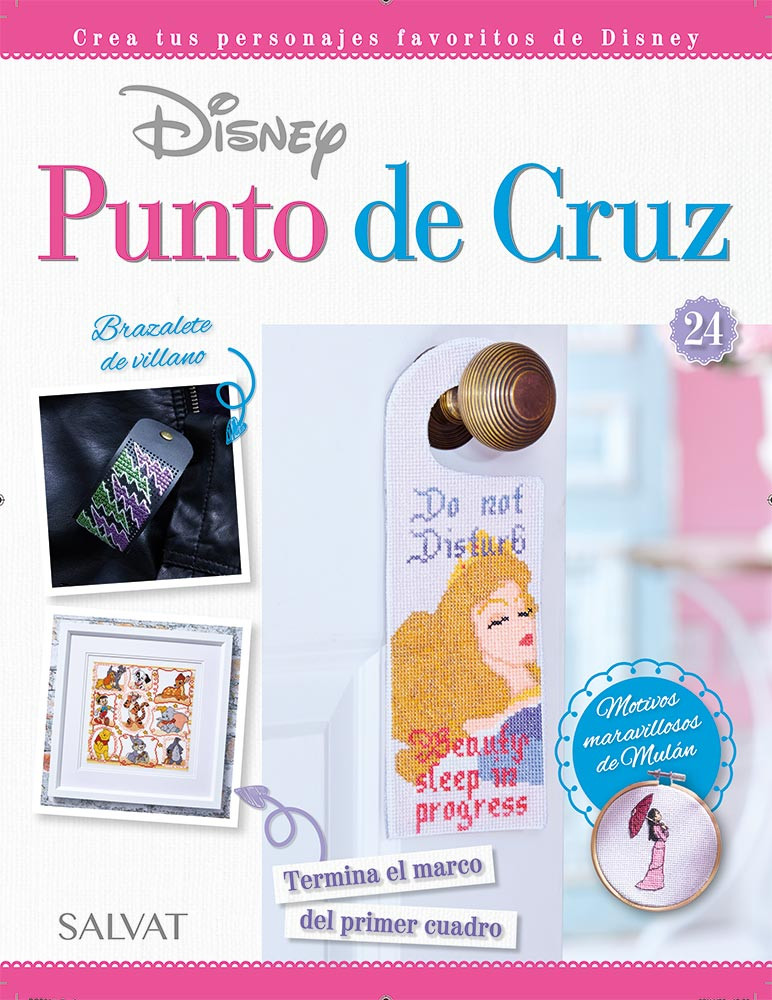 Disney Punto de Cruz 24 + 2 hilos