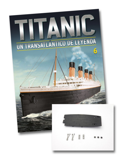 Fascículo Nº 6 + el costado derecho del casco Fascículo Nº 6 + el costado derecho del casco