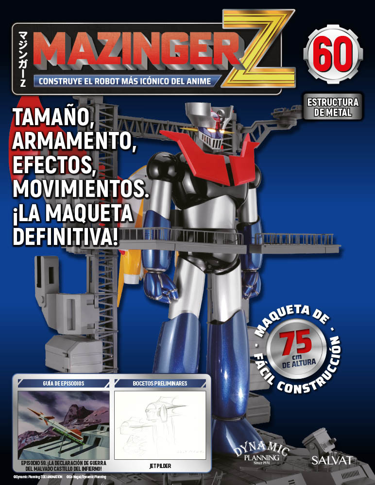 Fascículo 60 Mazinger Z + Piezas