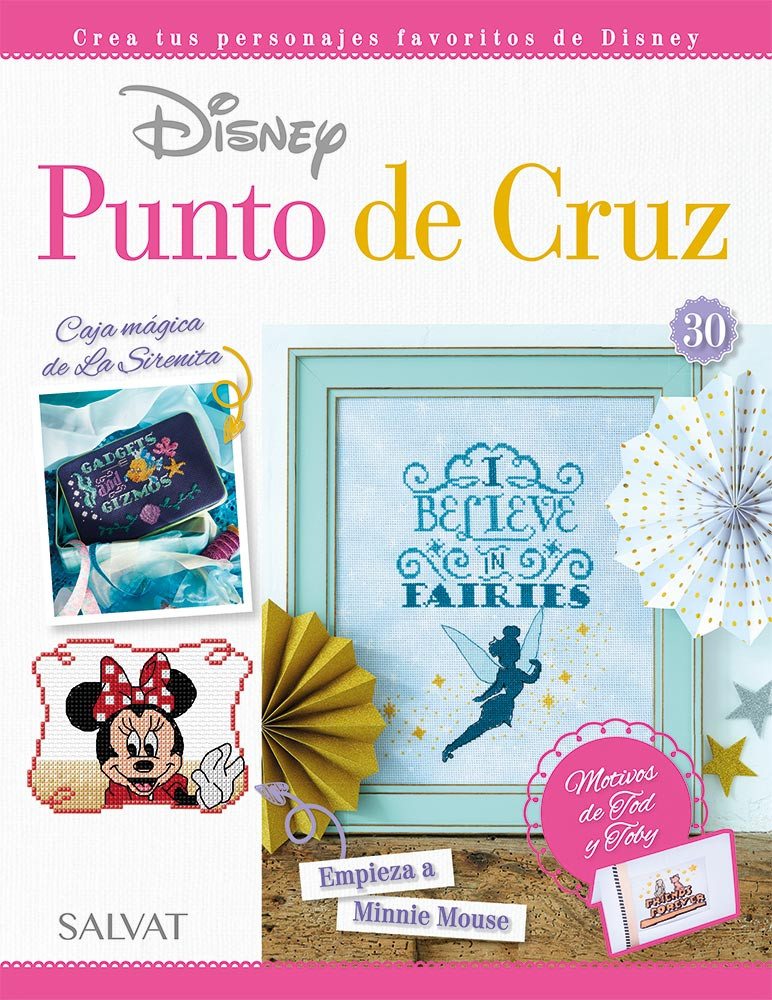 Disney Punto de Cruz 30 + 2 hilos