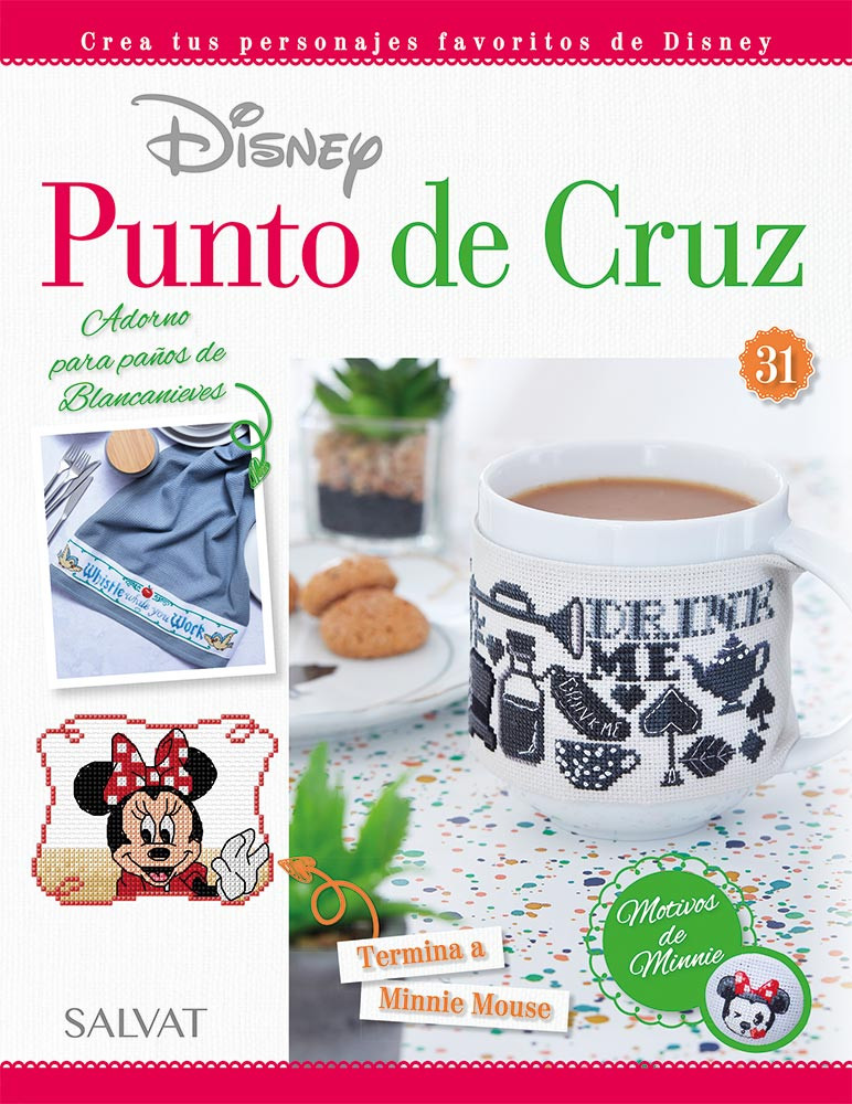 Disney Punto de Cruz 31 + 2 hilos