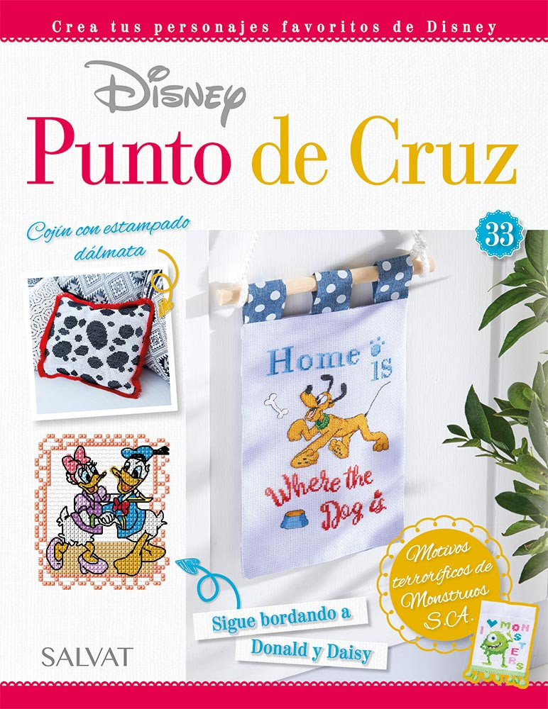 Disney Punto de Cruz 33 + 2 hilos