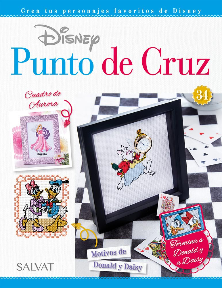 Disney Punto de Cruz 34 + 2 hilos