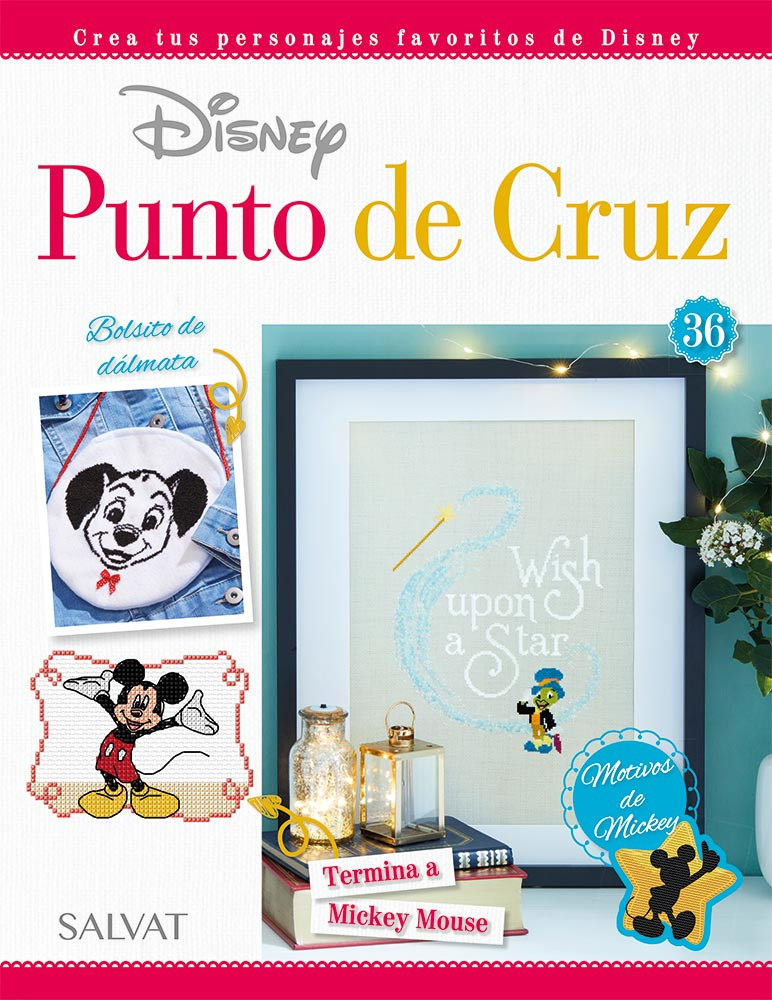 Disney Punto de Cruz 36 + 2 hilos