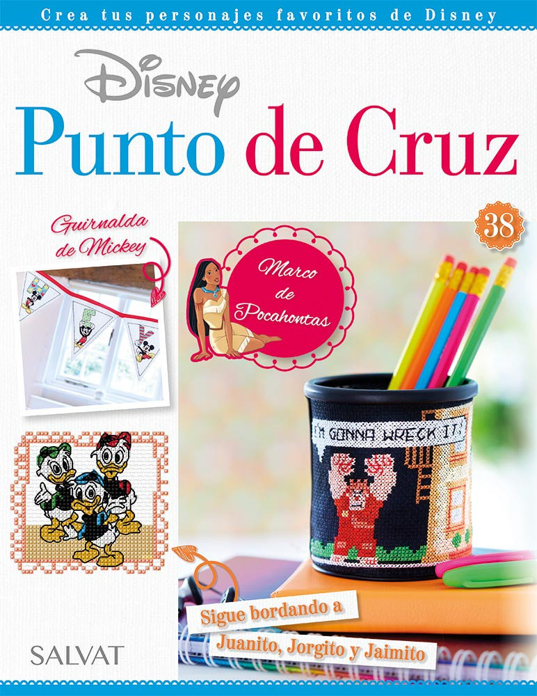 Disney Punto de Cruz 38 + 2 hilos