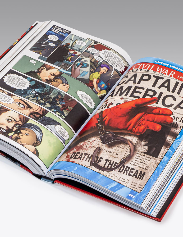 Libro moderno recopilatorio Marvel