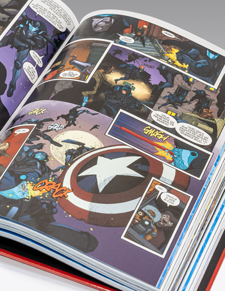 Libro moderno recopilatorio Marvel