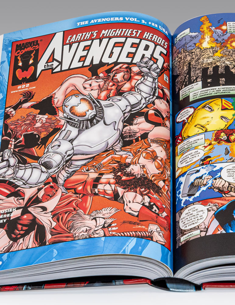 Libro moderno recopilatorio Marvel