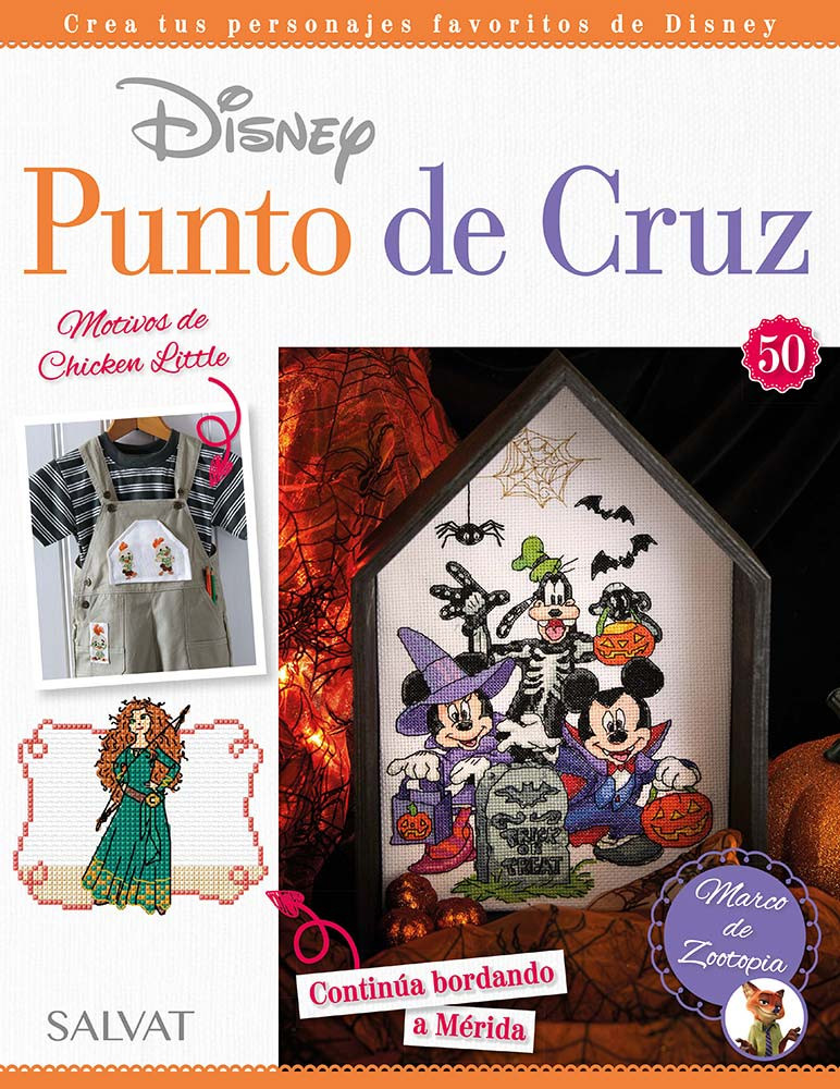 Disney Punto de Cruz 50 + 2 hilos