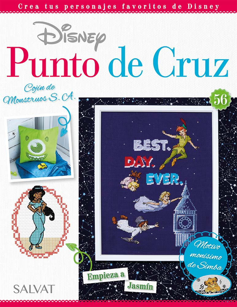 Disney Punto de Cruz 56 + 2 hilos