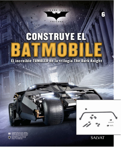 Fascículo Nº 6 + la barra del mamparo frontal y los amortiguadores Fascículo Nº 6 + la barra del mamparo frontal y los amortiguadores