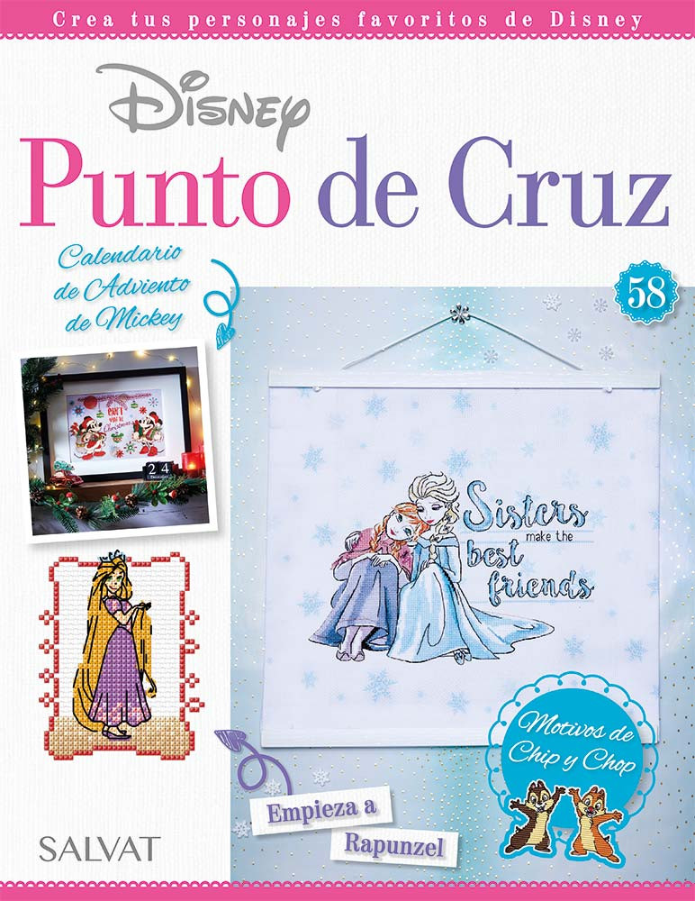 Disney Punto de Cruz 58 + 2 hilos