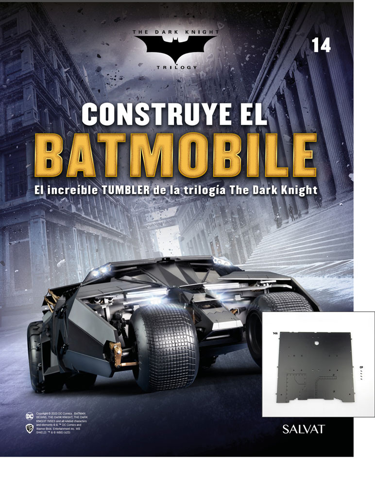 Fascículo Nº 14 + la plataforma del habitáculo de tu Batmobile