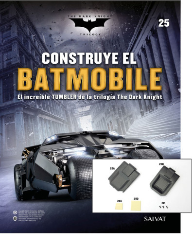 Fascículo Nº 25 + las plataformas superior e inferior del asiento del pasajero Fascículo Nº 25 + las plataformas superior e inferior del asiento del pasajero
