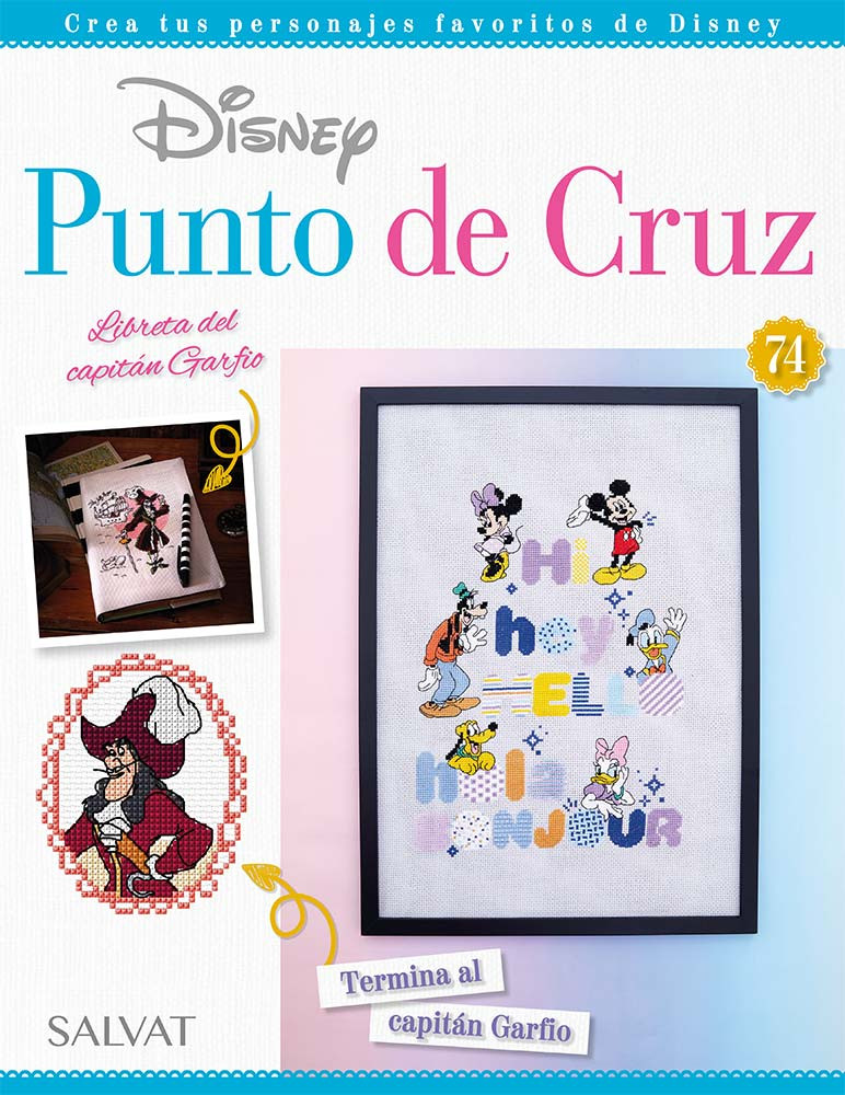 Disney Punto de Cruz 74 + 2 hilos