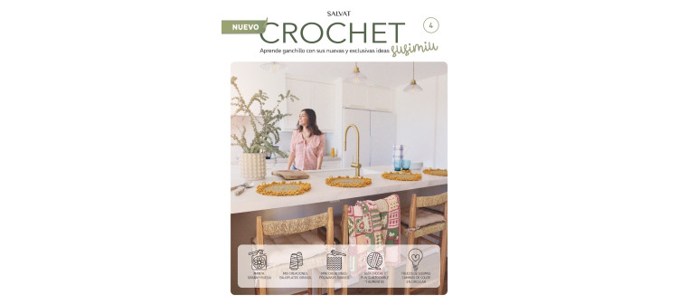 Fascículo 4 + cono de algodón color manzana