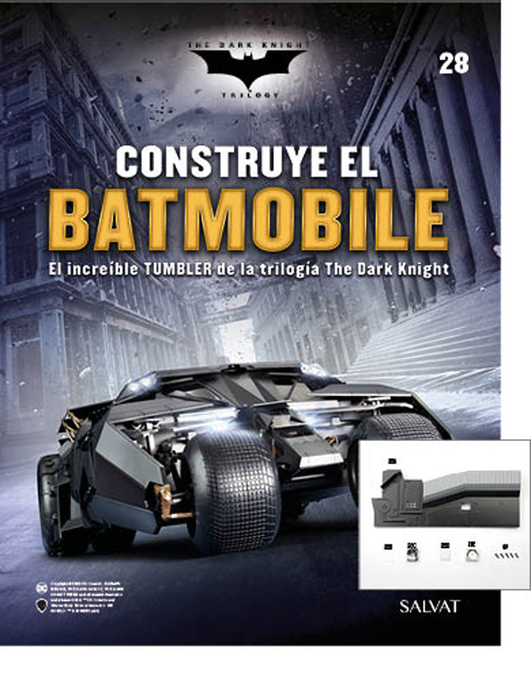 Fascículo Nº 28 + el mamparo derecho del habitáculo del Batmobile