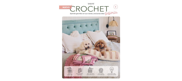 Fascículo 8 + cono de algodón color ciruela