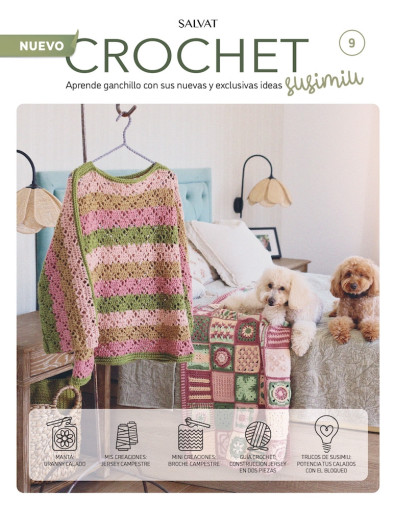 Fascículo 9 + cono de algodón color musgo Fascículo 9 + cono de algodón color musgo